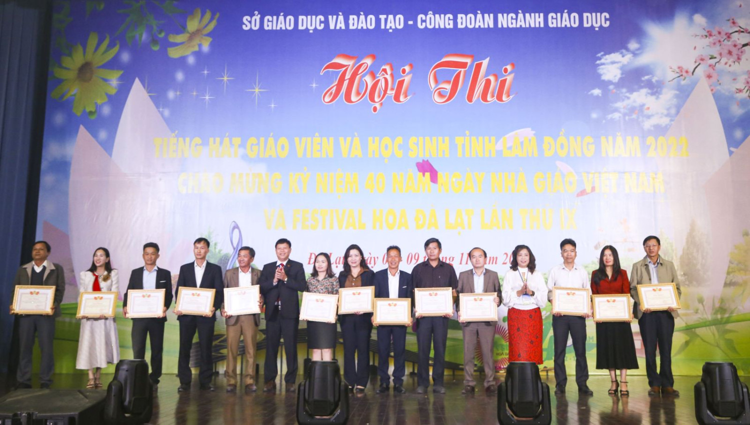 Bế mạc Hội thi Tiếng hát giáo viên và học sinh ngành Giáo dục tỉnh Lâm Đồng năm 2022, cụm Đà Lạt